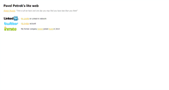 Desktop Screenshot of petrek.cz